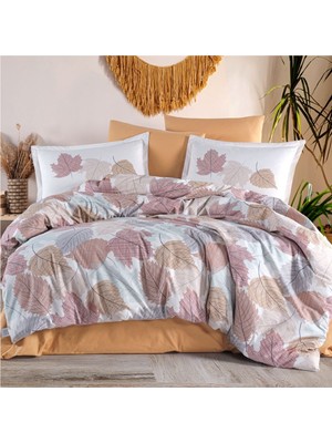 Bigelal Ranforce Nevresim Takımı Çift Kişilik Samba V1 Zencefil