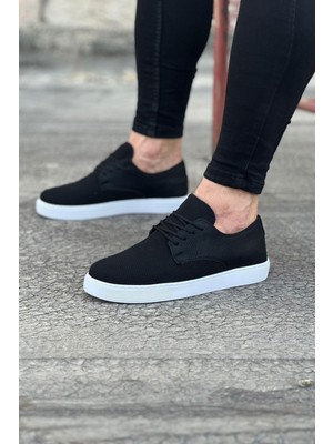 Bigelal Siyah Triko Erkek Casual Ayakkabı