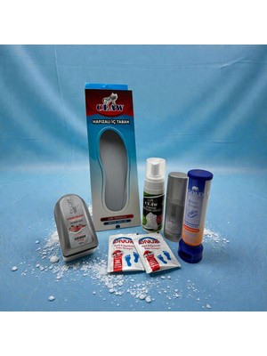 Onur White Spor Set, Spor Ayakkabı Temizleme Seti, 6 Parça Bakım Seti