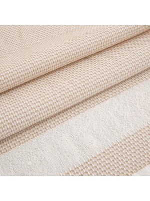 CINARSTORE Albera Yüz Havlusu 50X90 Cm, Natural-Bej