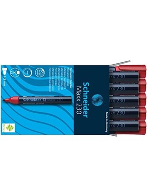 Alıcının Kalıcı Marker Maxx 133, Doldurulabilir, 1-3 mm Kırmızı