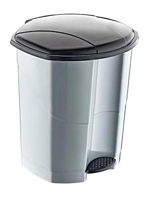 CINARSTORE 18 Lt Pedallı Çöp Kovası (10191) Antrasit