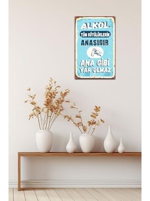 CINARSTORE Ahşap Mdf Ana Gibi Yar Olmaz Tasarımlı Tablo DRTR0111