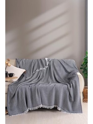 Pamuklu Koltuk Örtüsü Desenli 200X230 cm Kanepe Çekyat Buldan Bezi