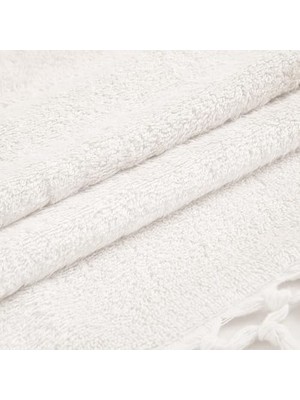 CINARSTORE Grenado Yüz Havlusu 50X90 Cm, Beyaz