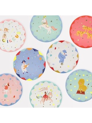 - Circus Plates - Sirk Tabaklar (M) (X8)