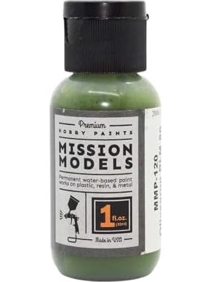 Models MMP-120 Zeytin Yeşili Olivegrun Rlm 80 Akrilik Boya 1 Oz (30ML)