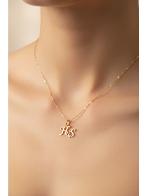 TabiTela 8 ayar altın kolye ucu H&S GM12267 1 gr