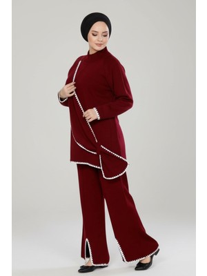 Newco Kadın Camel Pantolon Tunik Ikili Tesettür Çoban Dikişli Takım