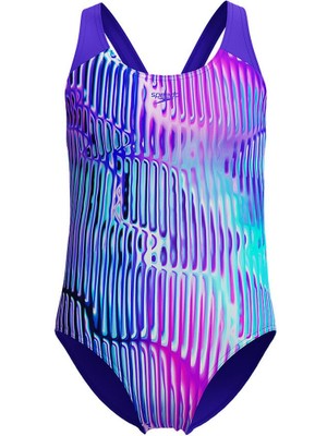 Speedo Pt Alv Splshbck Jf Mavi Çocuk Mayo