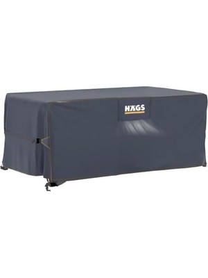 Bahçe Mobilyası Örtüsü, 150-90-74CM, Ağır Hizmet Kumaş, Su Geçirmez, Dış Mekan Masa Örtüsü, Havalandırmalı Masa ve Koruma Kılıfı Gri