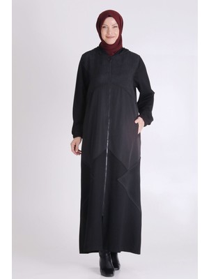 Perisa Büyük Beden Tesettür Ferace - Sonbahar Kış - B28076