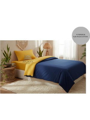 Tek Kişilik  Nevresim Takımı  100/200 Lastikli Çarşaf 160/215 Yorgan Ölçüsü