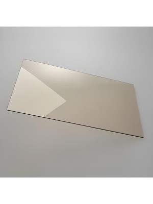 Dorello 9,5 x 30 cm Yüksek Isıya Dayanıklı Şömine Kuzine Soba Camı 4 mm – Seramik Cam (Bal Rengi / Şeffaf)
