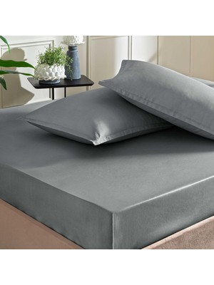 CINARSTORE Dreams Düz Pamuk Çarşaf Seti,, Çift Kişilik