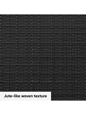 4'lü Set Jüt Büyük Dekoratif Plastik Düzenleme ve Saklama Sepetleri Ev Ofis, Dolap Rafları, Mutfak Kiler ve Tüm Yatak Odası Temelleri Için Mükemmel Kovalar, Siyah