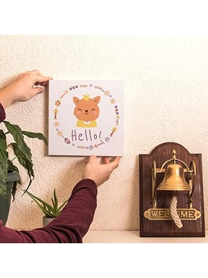 Bebek Odasına Özel Kunduz Tasarımlı Kanvas