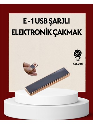 Plazma Ark Teknolojili Elektrikli Çakmak – Dokunmatik, LED Göstergeli, Şarj Edilebilir