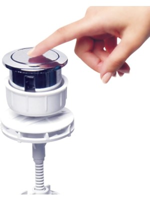 CINARSTORE Rezervuar Iç Takım Basma Butonu Sifon Basma Aparatı Pump-Up