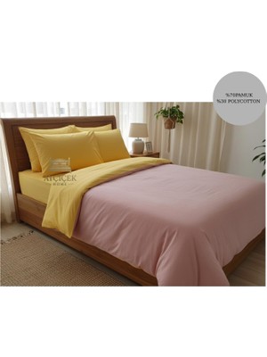 Ayçiçek Home Tek Kişilik Nevresim TAKIMI120/200 Lastikli Çarşaf 160/215 Yorgan Ölçüsü