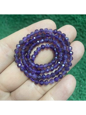 Faset Küre Ametist Taşı 4 mm
