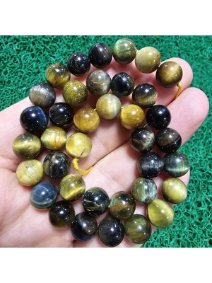 Küre Kahve Kaplan Gözü Taşı 10 mm