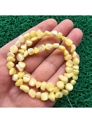 Amorf Sarı Sedef Taşı 6-7 mm