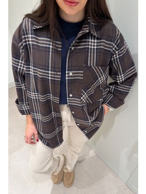 Magarde Ekose Oduncu Gömlek- Koyu Kahve