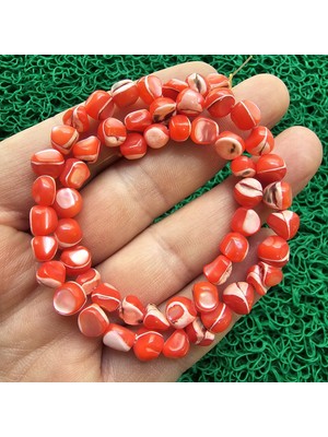 Amorf Kırmızı Sedef Taşı 6-7 mm