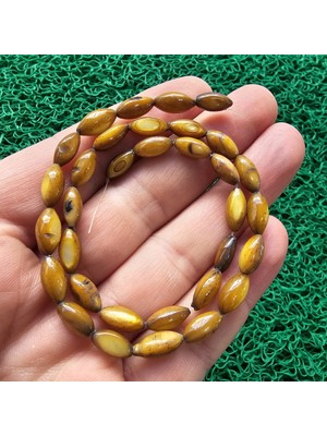 Arpa Kahve Sedef Taşı 5X10 mm