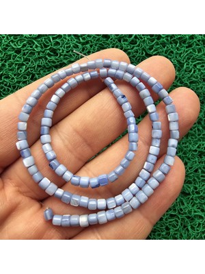 Rondela Indigo Sedef Taşı 4 mm