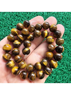 Küre Kahve Kaplan Gözü Taşı 10 mm