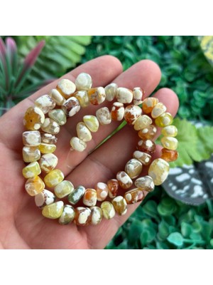 Şekilsiz Sarı Akik Taşı