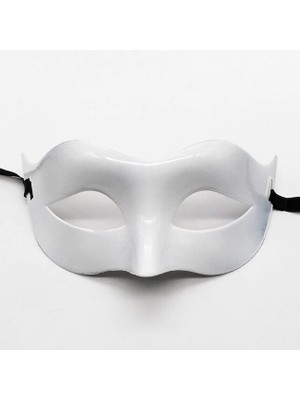 Dinç Store 44 Beyaz Renk Masquerade Kostüm Partisi Venedik Balo Maskesi DINÇSTORE-4522
