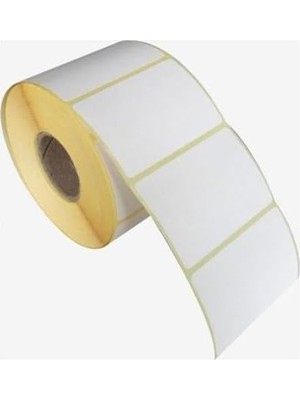 Kargo Etiketi Eko Termal Etiket 100MM x 100MM Ruloda 500 Adet 40MM Çapında Direk Termal Transfer Etiketi