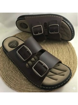 Benitto Kids Apella Hafif Taban Çift Toka Ayarlanabilir Erkek Terliği BNT181