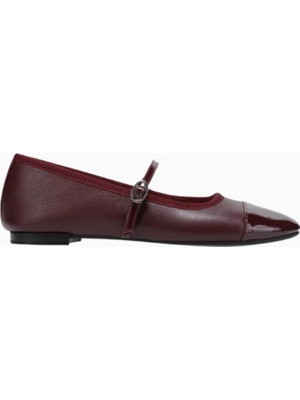 Repetto Georgiana Mary Jane Deri Babet, Rugan Burunlu, Ayarlanabilir Kayışlı, El Işçiliği Tasarım