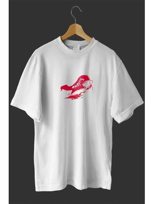 1 Mayıs Emekçilerimiz Için Özel Tasarım 1 Mayıs Baskılı T-Shirt - Beyaz