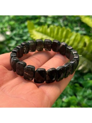 Doğal Hint Akik Taşı Bileklik