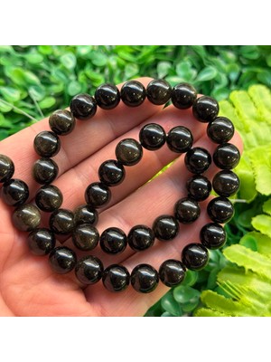 Küre Gold Obsidyen Taşı 10 mm