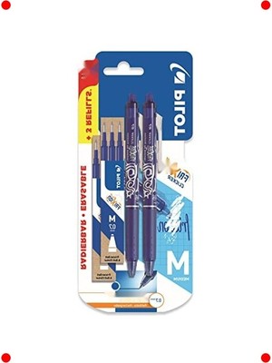 MarkEntegra Silinebilir Jel Kalem Seti - Mavi, 0.7mm + 6 Yedek