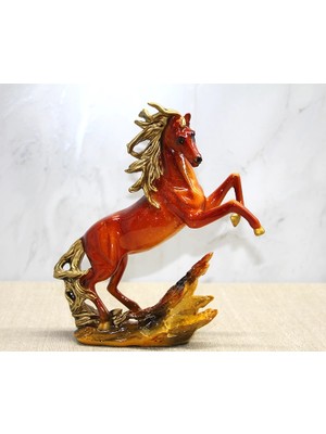 Dinç Store 44 Polyester Şahlanmış At Figürü ALK4590 DINÇSTORE-4522