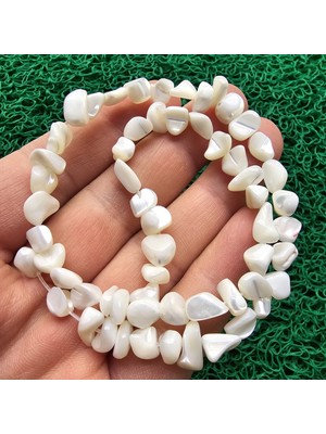Amorf Beyaz Sedef Taşı 6-7 mm