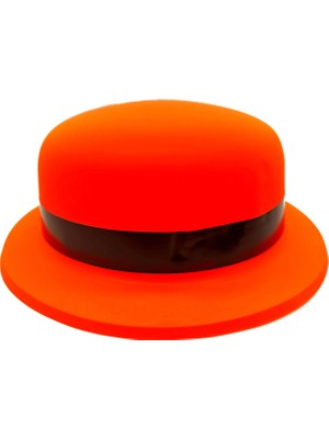 Dinç Store 44 Neon Partisi Turuncu Renk Melon Plastik Parti Şapkası DINÇSTORE-4522
