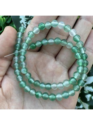 Küre Su Yeşili Akik Taşı 6mm