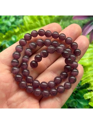 Mürdüm Küre Kedi Gözü Taşı 8 mm