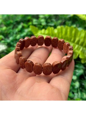 Doğal Kahve Yıldız Taşı Bileklik