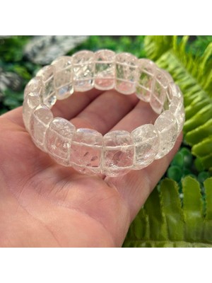Kristal Kuvars Taşı Bileklik