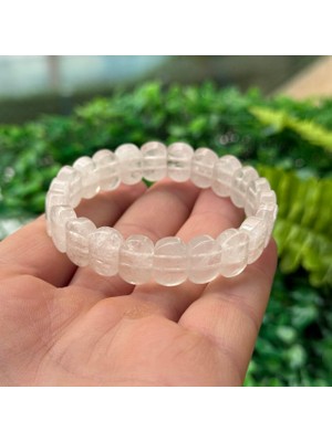 Doğal Kristal Kuvars Taşı Bileklik