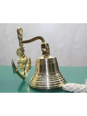 Dinç Store 44 Pirinç Duvara Asmalı Çapalı Çan 6098 DINÇSTORE-4522